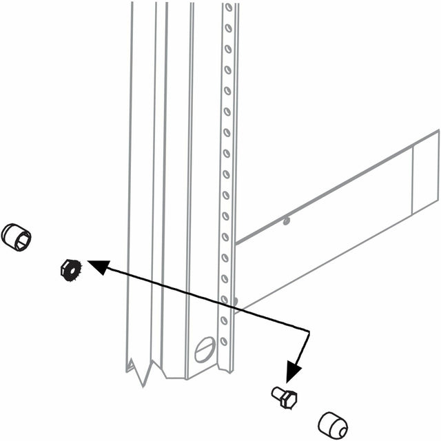 Middle Atlantic Threaded Ganging Kit for BGR and SNE Racks