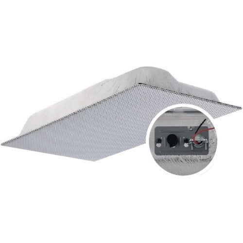 Quam SYSTEM 5/25RS Indoor Ceiling Mountable, T-bar Mount Speaker - 12 W RMS - White Powder Coat