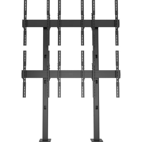 Chief Fusion Large 3x2 Portrait Adjustable Bolt-Down Freestanding Video Wall Mount - For Displays 42-46" - Black