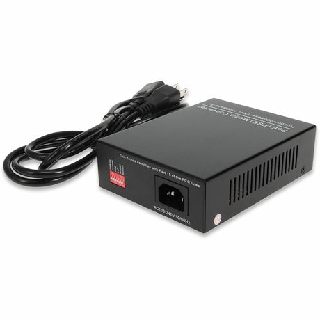 AddOn 10/100/1000Base-TX(RJ45) to 1000Base-SX(SC) MMF 850nm 550m POE Media Converter With EUR Standard Power Supply