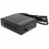 AddOn 10/100/1000Base-TX(RJ45) to 1000Base-SX(SC) MMF 850nm 550m POE Media Converter With EUR Standard Power Supply