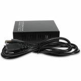 AddOn 10/100/1000Base-TX(RJ45) to 1000Base-SX(SC) MMF 850nm 550m POE Media Converter With EUR Standard Power Supply