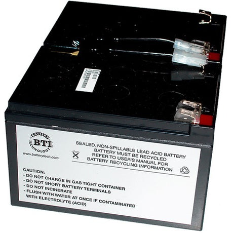 BTI RBC6-SLA6-BTI SEALED LEAD ACID BATTERY FOR APC BP1000, BP1000I, BP1100, SMT1000, SMT1000C, SMT1000I, SU1000, SU1000BX120, SU1000I, SU1000INET
