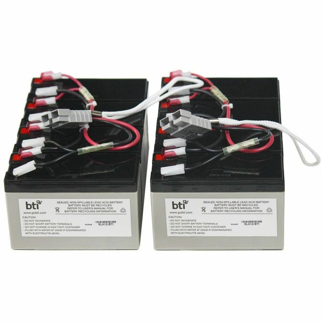 BTI RBC12-SLA12-BTI SEALED LEAD ACID BATTERY FOR APC DL2200RM3U, DL2200RMI3U, DL3000RM3U, DL3000RMI3U, NS2200RM3U, SU2200R3BX120, SU2200R3IBX120