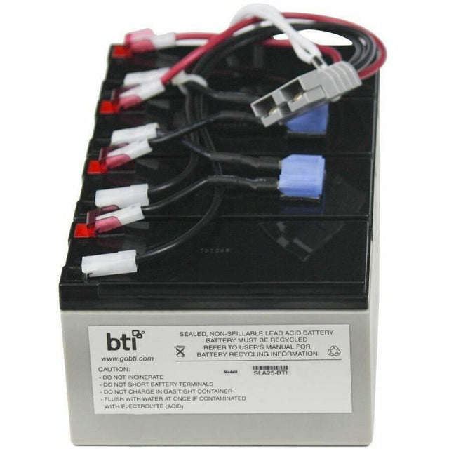 BTI RBC25-SLA25-BTI SEALED LEAD ACID BATTERY FOR APC SU1400RMXL3U, SU1400RMXLB3U, SU1400RMXLI3U