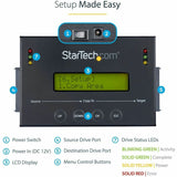 StarTech.com Standalone 2.5 / 3.5"? SATA Hard Drive Duplicator w/ Multi HDD / SSD Image Backup Library
