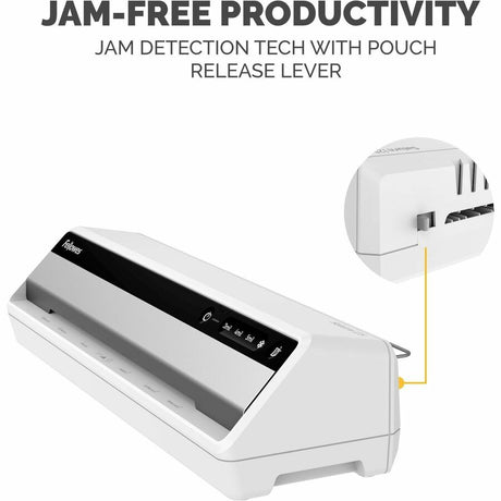 Fellowes Saturn 125 Thermal Laminator Machine for Home or Office with Pouch Starter Kit, 12.5 inch, Fast Warm-Up, Jam-Free Design (57366061)