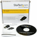 StarTech.com USB 2.0 AC600 Mini Dual Band Wireless-AC Network Adapter - 1T1R 802.11ac WiFi Adapter