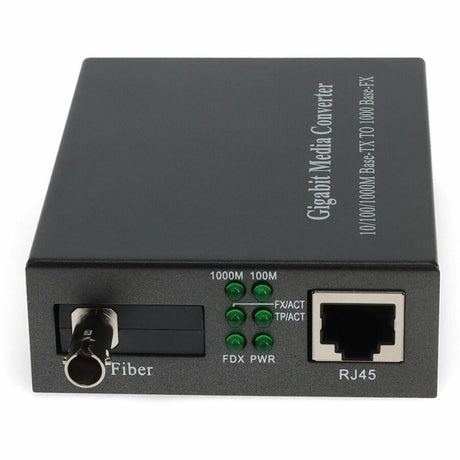 AddOn 10/100/10/100/1000Base-TX(RJ-45) to 1000Base-BXD(ST) BiDi SMF 1550nmTX/1490nmRX 60km Media Converter