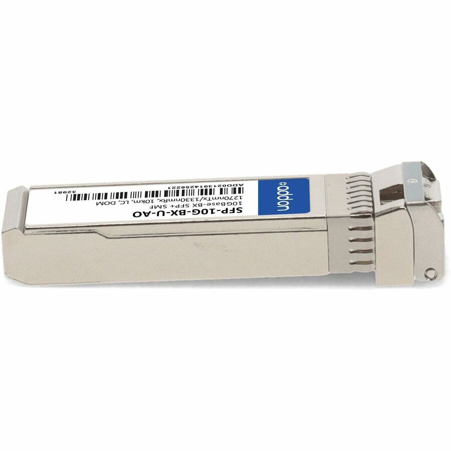 AddOn Cisco SFP-10G-BX-U Compatible TAA Compliant 10GBase-BX SFP+ Transceiver (SMF, 1270nmTx/1330nmRx, 10km, LC, DOM)