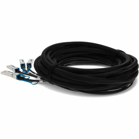 Brocade (Formerly) 40G-QSFP-4SFP-C-0301 Compatible TAA Compliant 40GBase-CU QSFP+ to 4xSFP+ Direct Attach Cable (Active Twinax, 3m)