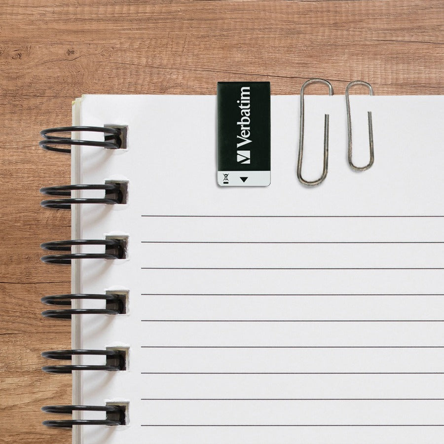 Verbatim 8GB Clip-It USB Flash Drive - 3pk - Black, White, Red