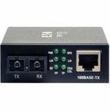 Eaton Tripp Lite Series 10/100 SC Multimode Fiber to Ethernet Media Converter, 550M, 850nm