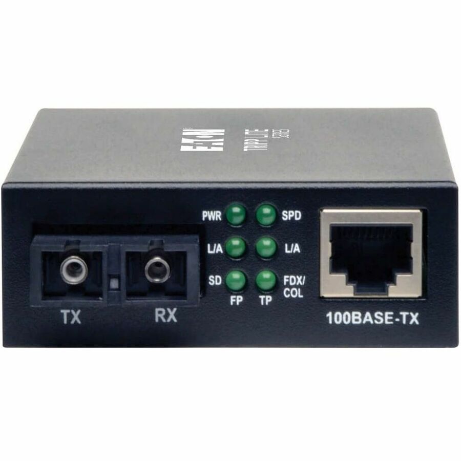 Eaton Tripp Lite Series 10/100 SC Singlemode Fiber to Ethernet Media Converter, 15km, 1310nm