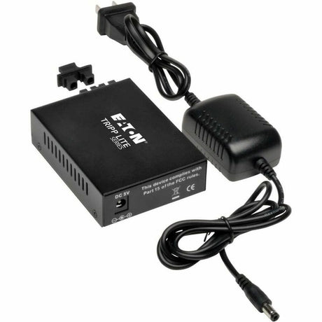 Eaton Tripp Lite Series Gigabit Multimode Fiber to Ethernet Media Converter, 10/100/1000 SC, 550 m, 850 nm