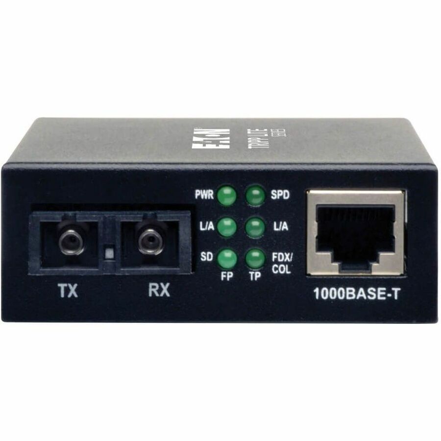 Eaton Tripp Lite Series Gigabit Multimode Fiber to Ethernet Media Converter, 10/100/1000 SC, 550 m, 850 nm