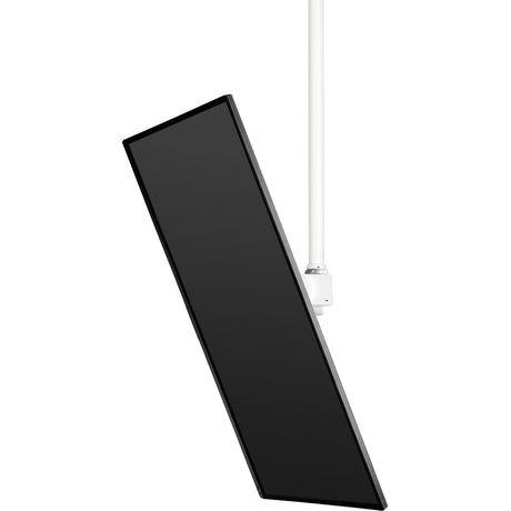 Atdec ceiling mount for large display, long pole - Loads up to 143lb - White - Universal VESA up to 800x500
