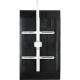 Atdec ceiling mount for large display, long pole - Loads up to 143lb - White - Universal VESA up to 800x500