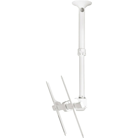 Atdec ceiling mount for large display, short pole - Loads up to 143lb - White - Universal VESA up to 800x500
