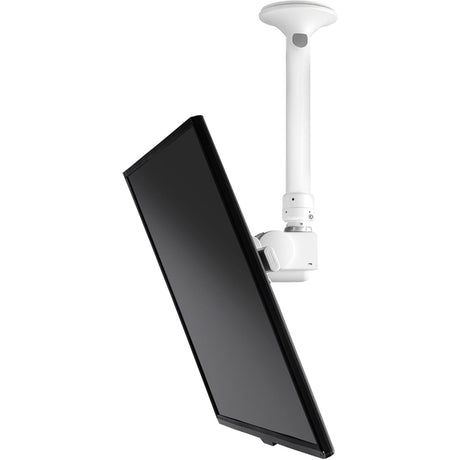 Atdec ceiling mount for large display, short pole - Loads up to 143lb - White - Universal VESA up to 800x500
