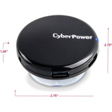 CyberPower CPH430PB USB 3.0 Superspeed Hub with 4 Ports and 3.6A AC Charger - Black