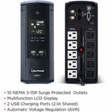 CyberPower BRG1000AVRLCD Intelligent LCD UPS Systems