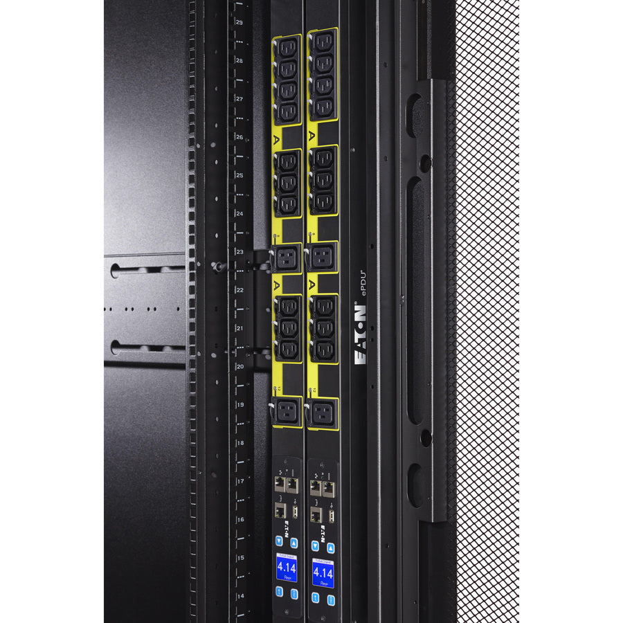 Eaton Managed rack PDU, 0U, L6-30P input, 5.76 kW max, 200-240V, 24A, 10 ft cord, Single-phase
