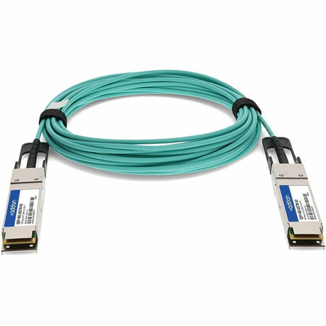 AddOn MSA and TAA Compliant 40GBase-AOC QSFP+ to QSFP+ Direct Attach Cable (850nm, MMF, 7m)