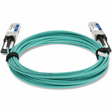AddOn MSA and TAA Compliant 40GBase-AOC QSFP+ to QSFP+ Direct Attach Cable (850nm, MMF, 15m)