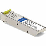 AddOn MSA and TAA Compliant 1000Base-BX SFP Transceiver (SMF, 1550nmTx/1310nmRx, 40km, LC, DOM)