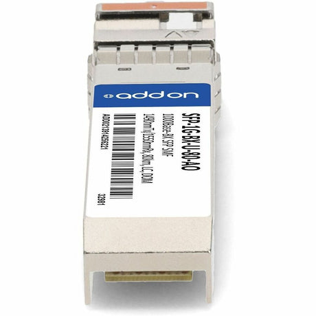 AddOn MSA and TAA Compliant 1000Base-BX SFP Transceiver (SMF, 1490nmTx/1550nmRx, 80km, LC, DOM)