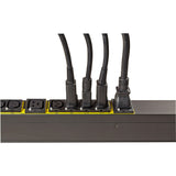 Eaton Managed rack PDU, 0U, L15-30P input, 8.64 kW max, 200-240V, 24A, 10 ft cord, Three-phase, Outlets: (18) C13 Outlet grip, (6) C19 Outlet grip