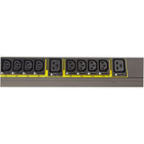 Eaton Managed rack PDU, 0U, L21-30P input, 8.64 kW max, 120/208V, 24A, 10 ft cord, Three-phase, Outlets: (18) C13 Outlet grip, (6) C19 Outlet grip
