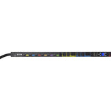 Eaton Managed rack PDU, 0U, CS8365 input, 14.4 kW max, 200-240V, 40A, 6 ft cord, Three-phase, Outlets: (12) C13 Outlet grip, (12) C19 Outlet grip