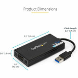 StarTech.com USB 3.0 to HDMI Adapter, 4K 30Hz UHD, USB to HDMI Display Adapter, External Video/Graphics Card for Mac & Windows