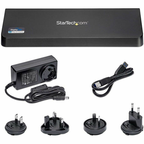 StarTech.com USB 3.0 Docking Station - Windows / macOS Compatible - Supports Dual Displays, HDMI / DisplayPort or 4K Ultra HD on a Single Monitor - USB3DOCKHDPC