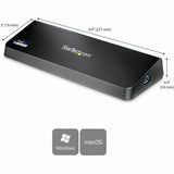 StarTech.com USB 3.0 Docking Station - Windows / macOS Compatible - Supports Dual Displays, HDMI / DisplayPort or 4K Ultra HD on a Single Monitor - USB3DOCKHDPC