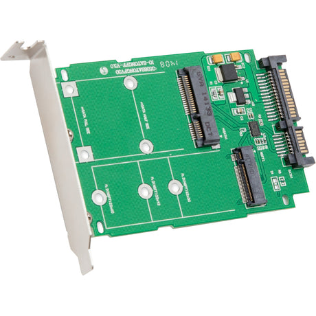 SYBA Multimedia M.2 (NGFF) & mSATA SSD to SATA III with Standard & Low Profile Brackets