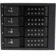 StarTech.com 4 Bay Aluminum Trayless Hot Swap Mobile Rack Backplane for 3.5in SAS II/SATA III - 6 Gbps HDD