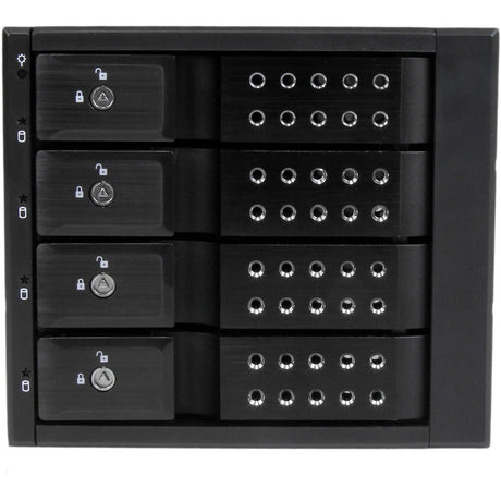 StarTech.com 4 Bay Aluminum Trayless Hot Swap Mobile Rack Backplane for 3.5in SAS II/SATA III - 6 Gbps HDD