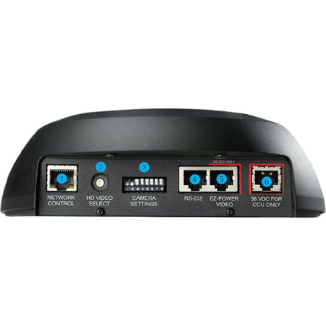 Vaddio RoboSHOT Video Conferencing Camera - 2.4 Megapixel - Black - USB 2.0 - 1 Pack(s)