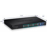 28 Port Gigabit Web Smart PoE