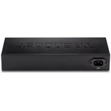TRENDnet 10-Port Gigabit Web Smart Switch; 20 Gbps Switching Capacity; 8 x RJ-45 Ports; 2 x SFP; Slots; VLAN; QoS; LACP; IPv6 Support; Fanless; Rack Mountable; Lifetime Protection; TEG-082WS
