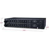 CyberPower PDU30SWHVT19ATNET 200 - 240 VAC 30A Switched ATS PDU