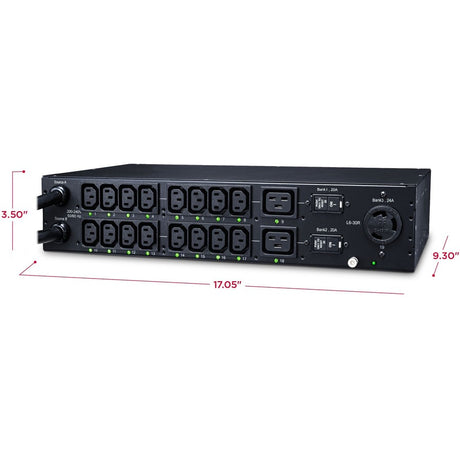 CyberPower PDU30SWHVT19ATNET 200 - 240 VAC 30A Switched ATS PDU
