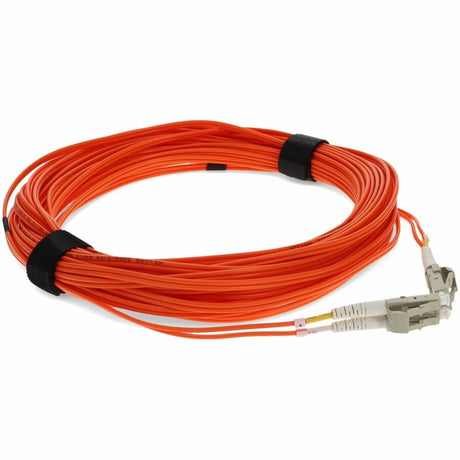 AddOn 50m LC (Male) to LC (Male) Orange OM1 Duplex Fiber OFNR (Riser-Rated) Patch Cable