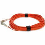AddOn 50m LC (Male) to LC (Male) Orange OM1 Duplex Fiber OFNR (Riser-Rated) Patch Cable