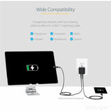 StarTech.com Travel USB Wall Charger - 2 Port - Black - Universal Travel Adapter - International Power Adapter - USB Charger