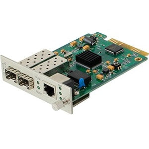 AddOn 1 10/100/1000Base-TX(RJ-45) to 2 Open SFP Ports with Failover Protection Media Converter