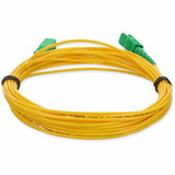 AddOn 3m Single-Mode Fiber (SMF) Simplex (APC-SC/APC-SC) ASC/ASC OS1 Yellow Patch Cable